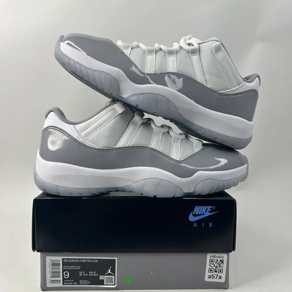Nike Shoes Air Jordan 11 Retro Low “Cement Grey” 2024